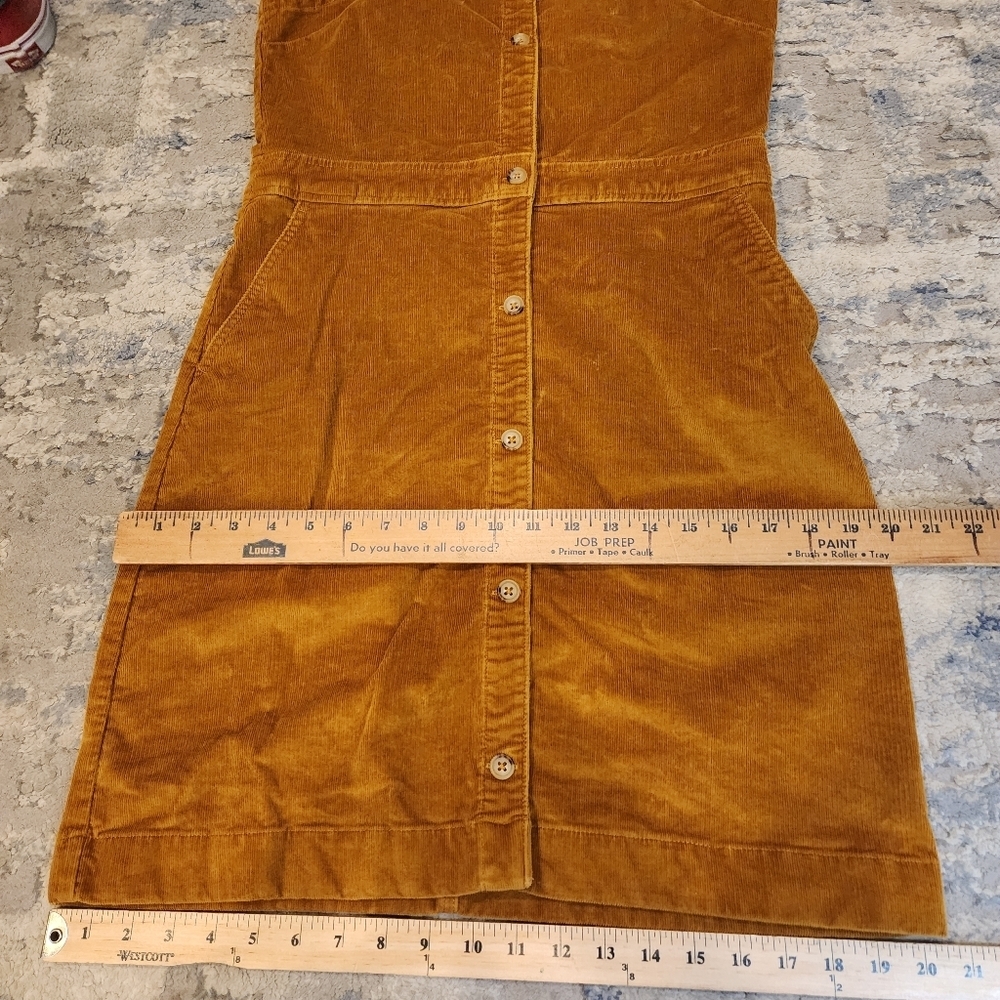 Crewcuts Mustard Brown Corduroy Sleeveless Dress Size 16 Kids J. Crew - Picture 11 of 16